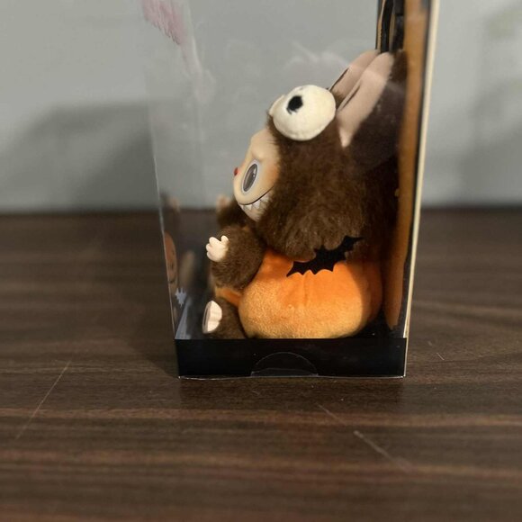 Authentic New Pop Mart Labubu Halloween Party Series Sitting Pumpkin - Picture 2 of 2